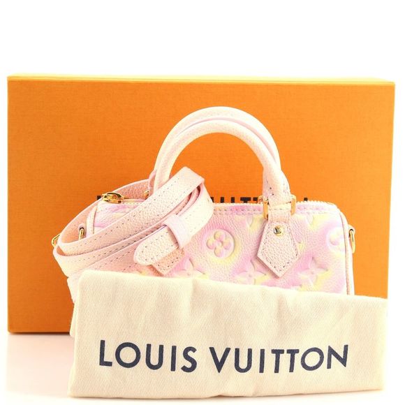 Louis Vuitton Speedy Bandouliere NM Bag Stardust Monogram Empreinte Leather Nano - Picture 2 of 8